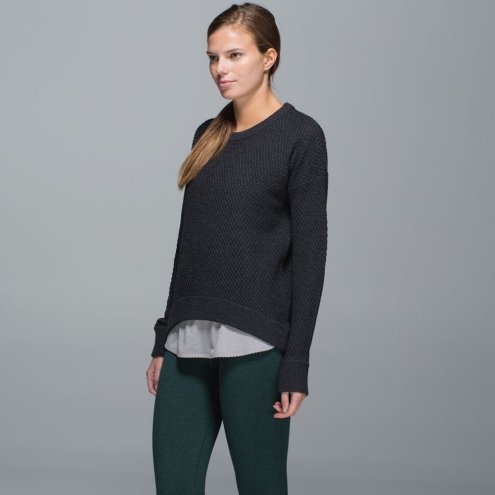 Lululemon Yogi Crew Gray Sweater - NWT